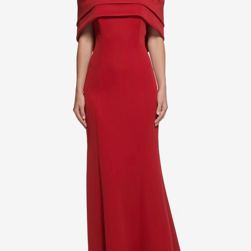 Elegant Red Maxi Dress